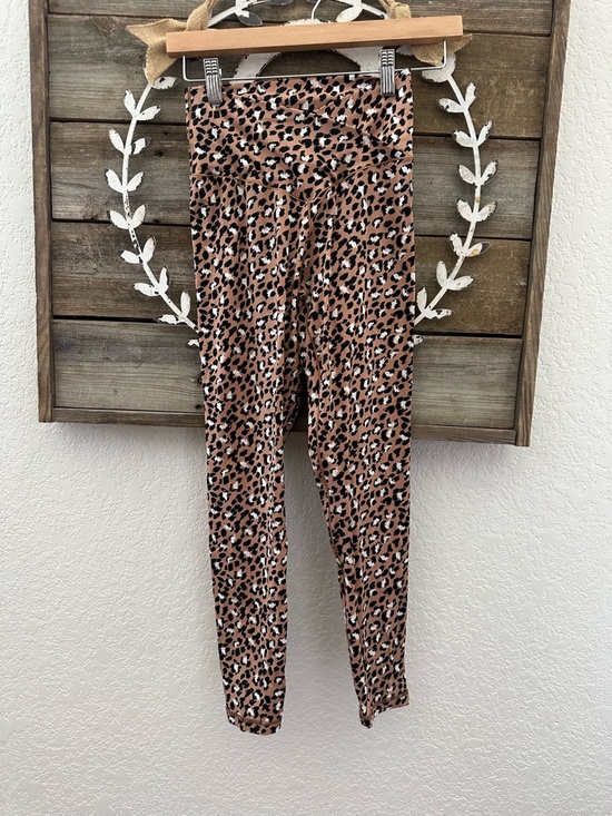 aerie Pants - Aerie Leopard Print High-Waist Women’s Leggings - Brown size M